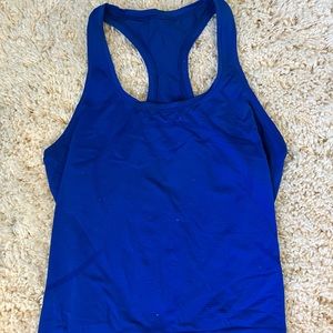 lululemon swiftly tech tank top- symphony blue